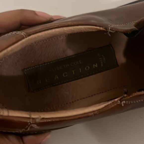 Kenneth Cole reaction made in Italy brown leather shoes - Picture 3 of 7